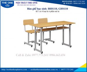 Bộ bàn ghế học sinh BHS110; GHS110