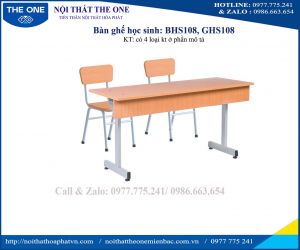 Bộ bàn ghế học sinh BHS108; GHS108