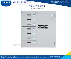Tủ tài liệu sắt thấp TU88-7D