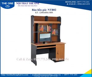 Bàn liền giá sách NTB02