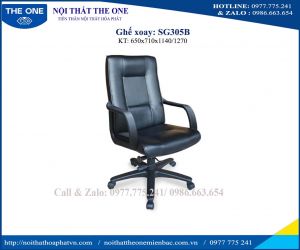 Ghế xoay bọc da SG350B PVC 