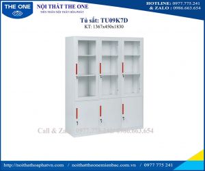 Tủ sắt màu trắng TU09K7D