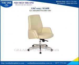 Ghế xoay bọc da SG608 PVC