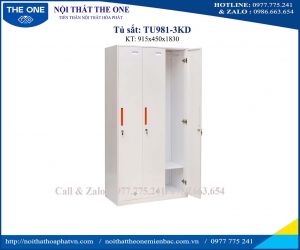 Tủ sắt màu trắng TU981-3KD