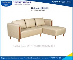 Ghế sofa góc bọc da SF504-3