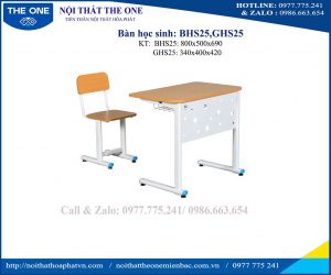 Bộ bàn học sinh BHS25; GHS25