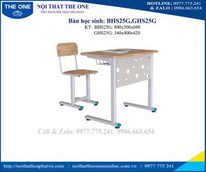 Bộ bàn học sinh BHS25G; GHS25G