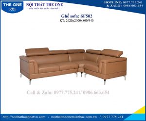 Ghế Sofa góc bọc da SF502