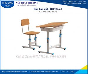 Bộ bàn ghế học sinh BHS29A-1 (Bỏ mẫu)