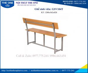 Ghế sinh viên có tựa GSV104T