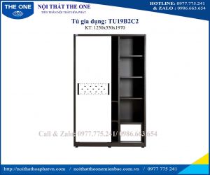 Tủ sắt quần áo TU19B2C2