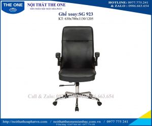 Ghế xoay da SG923 Mạ 