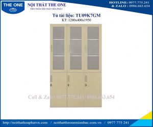 Tủ sắt cánh gỗ TU09K7GM