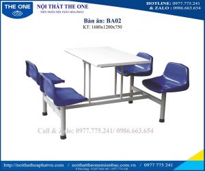 Bàn ăn 4 chỗ BA02