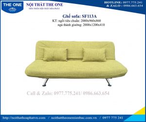 Ghế sofa vải cao cấp SF113A