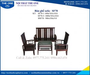 Ghế sofa gỗ tự nhiên SF70