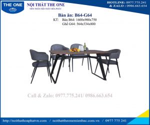 Bộ bàn ghế ăn B64; G64