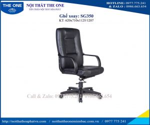 Ghế xoay bọc da SG350 Da