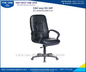 Ghế xoay bọc da SG669 CN