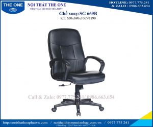 Ghế xoay bọc da SG669B Da