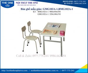 Bộ bàn ghế mẫu giáo BMG102A-1; GMG102A-1
