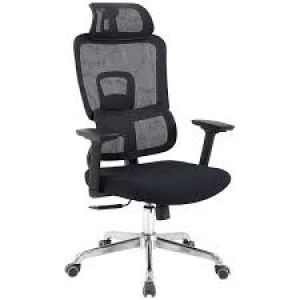 Ghế xoay lưới GL361 nhựa đen