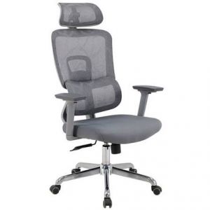Ghế xoay lưới GL361 nhựa ghi