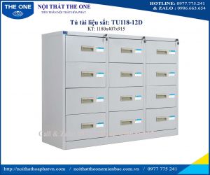Tủ tài liệu sắt thấp TU118-12D