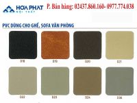 Bảng màu da cho ghế sofa Hòa Phát 
