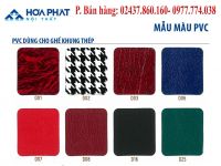 Bảng màu da PVC cho ghế gấp, ghế ăn Hòa Phát 